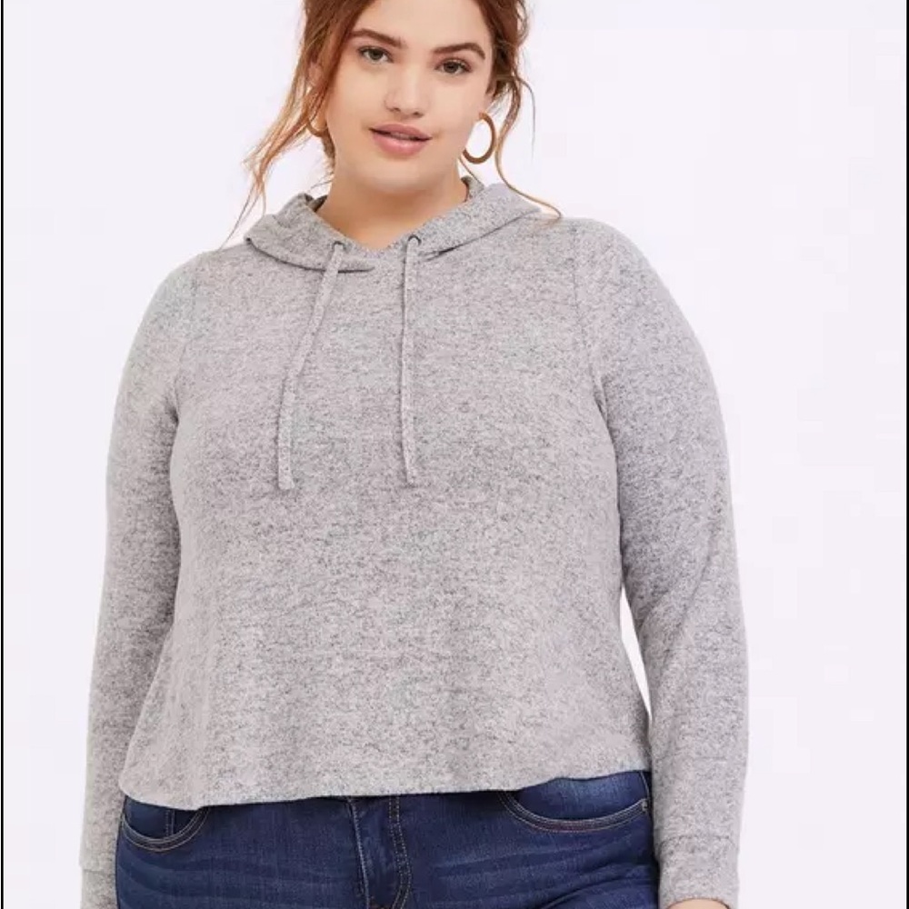 Torrid Crop Hoodie